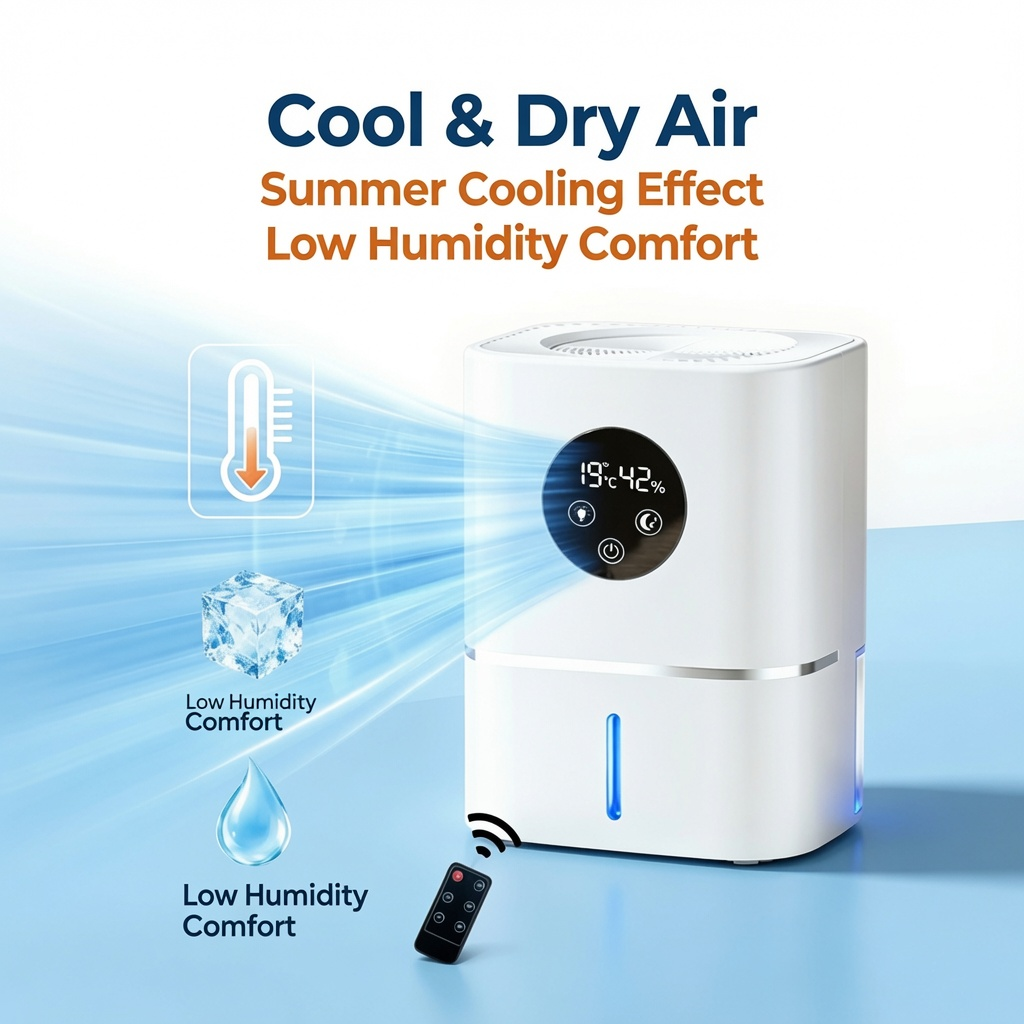 🧊 Rapid Cooling ⚡ Home Dehumidifier and Cooler- Keep Your Home Dry, Fresh & Comfortable All Day