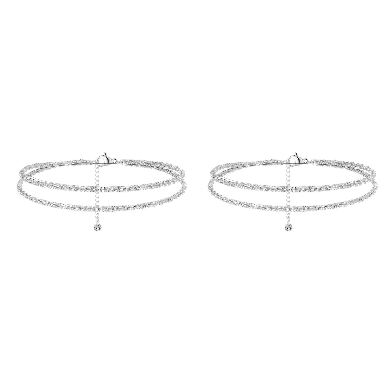 🥰Dainty Layered Waterproof Anklet🔥Buy 1 Get 1 Free