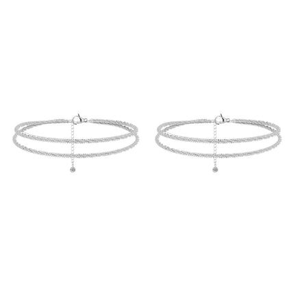 🥰Dainty Layered Waterproof Anklet🔥Buy 1 Get 1 Free