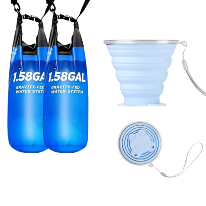 🌍Portable Gravity Water Filter System💧 Enjoy Clean Water, Anytime, Anywhere