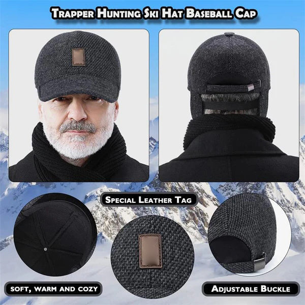 🧢 50% RABATT JETZT! 🔥 Winter-Baseballmütze – Leicht & Warm, Perfekt für Outdoor-Aktivitäten bei kaltem Wetter ❄️✨