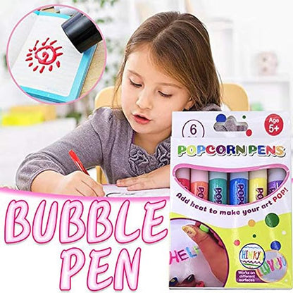 💥Surprise Price: Only £7.99!!🎁🔮Magic Pen – Draw 3D with one stroke!🎄 DIY Bubble Popcorn Drawing Pens& Buy 3 Pay 2 🔥