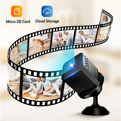 📹🌙 Mini Smart HD Security Camera – Night Vision, Motion Detection & Two-Way Audio 🔒
