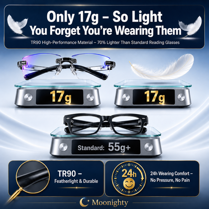 😍Buy 1 Get 1 Free 👓 Crystal Clear Reading Glasses – Lightweight Frameless Design with Premium Diamond-Cut Finish ✨