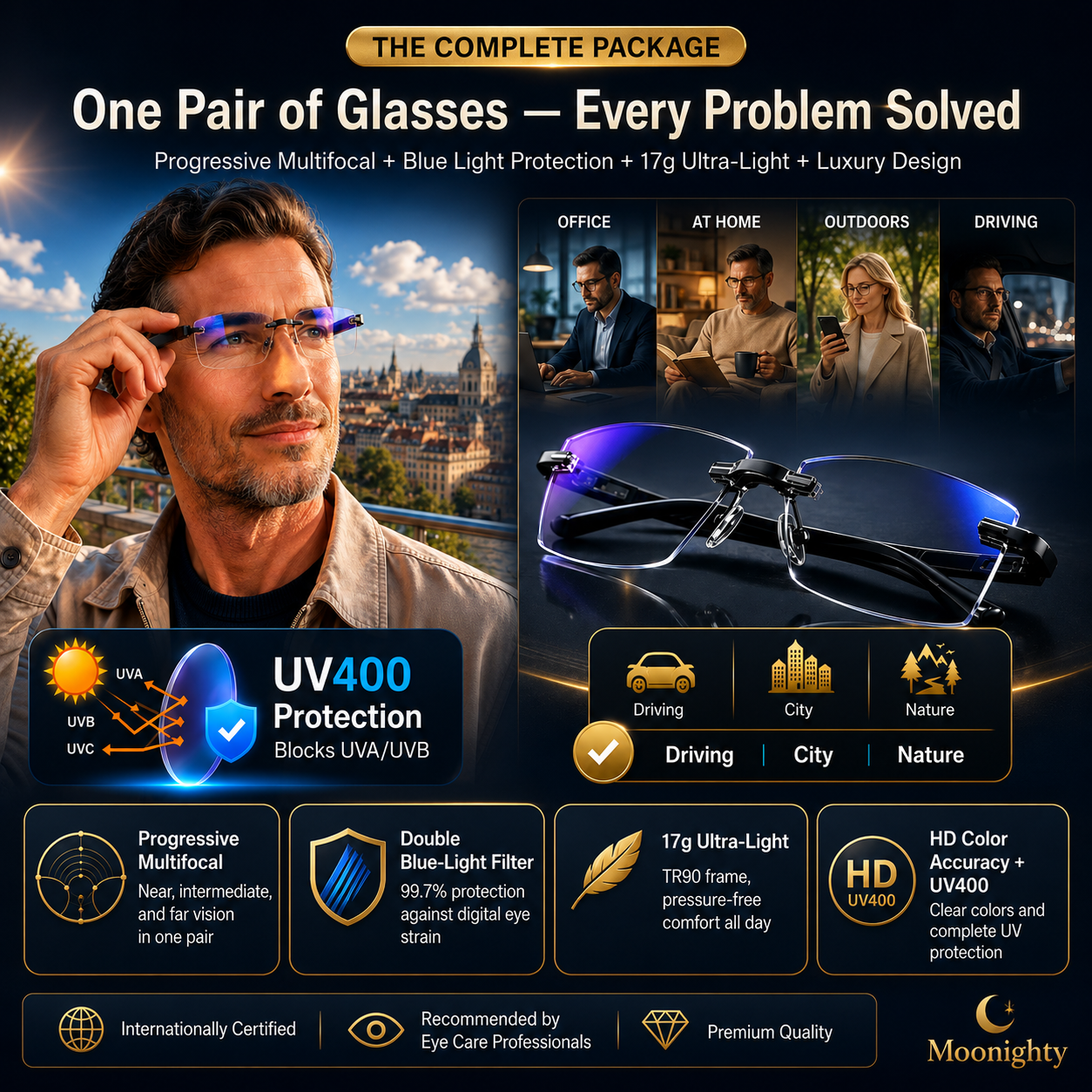 😍Buy 1 Get 1 Free 👓 Crystal Clear Reading Glasses – Lightweight Frameless Design with Premium Diamond-Cut Finish ✨