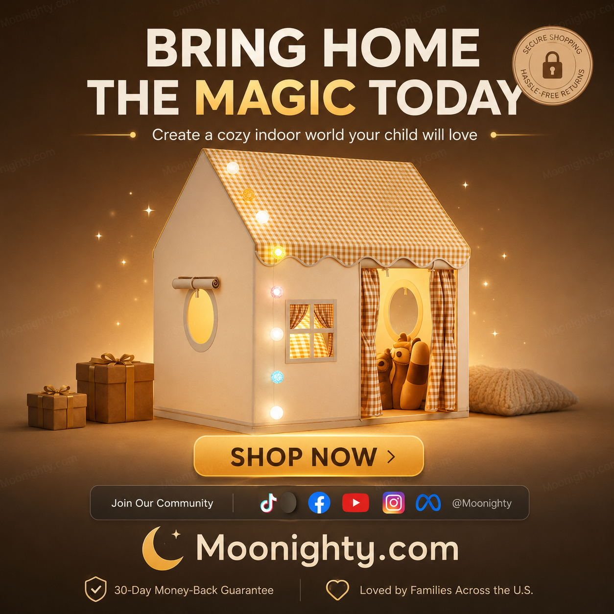 ✨HOT SALE - 50% OFF🎁Dream Play Tent for Kids✅Factory Direct Sales
