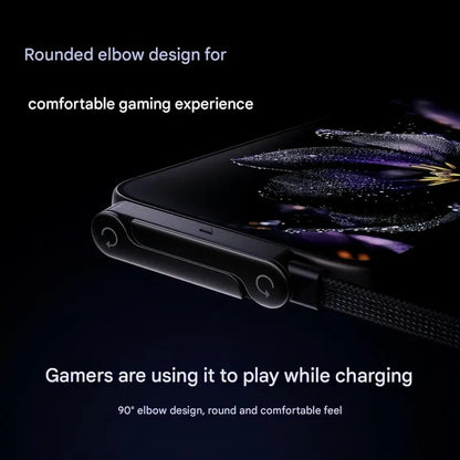 ⏳Limited-time 67% off 🧶2-in-1 ⚡️240w super fast charging📱Invisible Holder Charger Cable with Stand