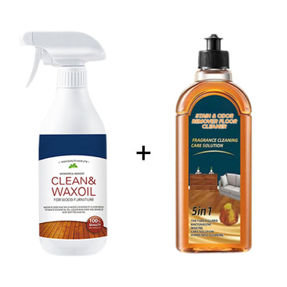 🏠Spray zur Reinigung und Politur von Holzböden✨ Belebt Ihre Holzböden in Minuten✨