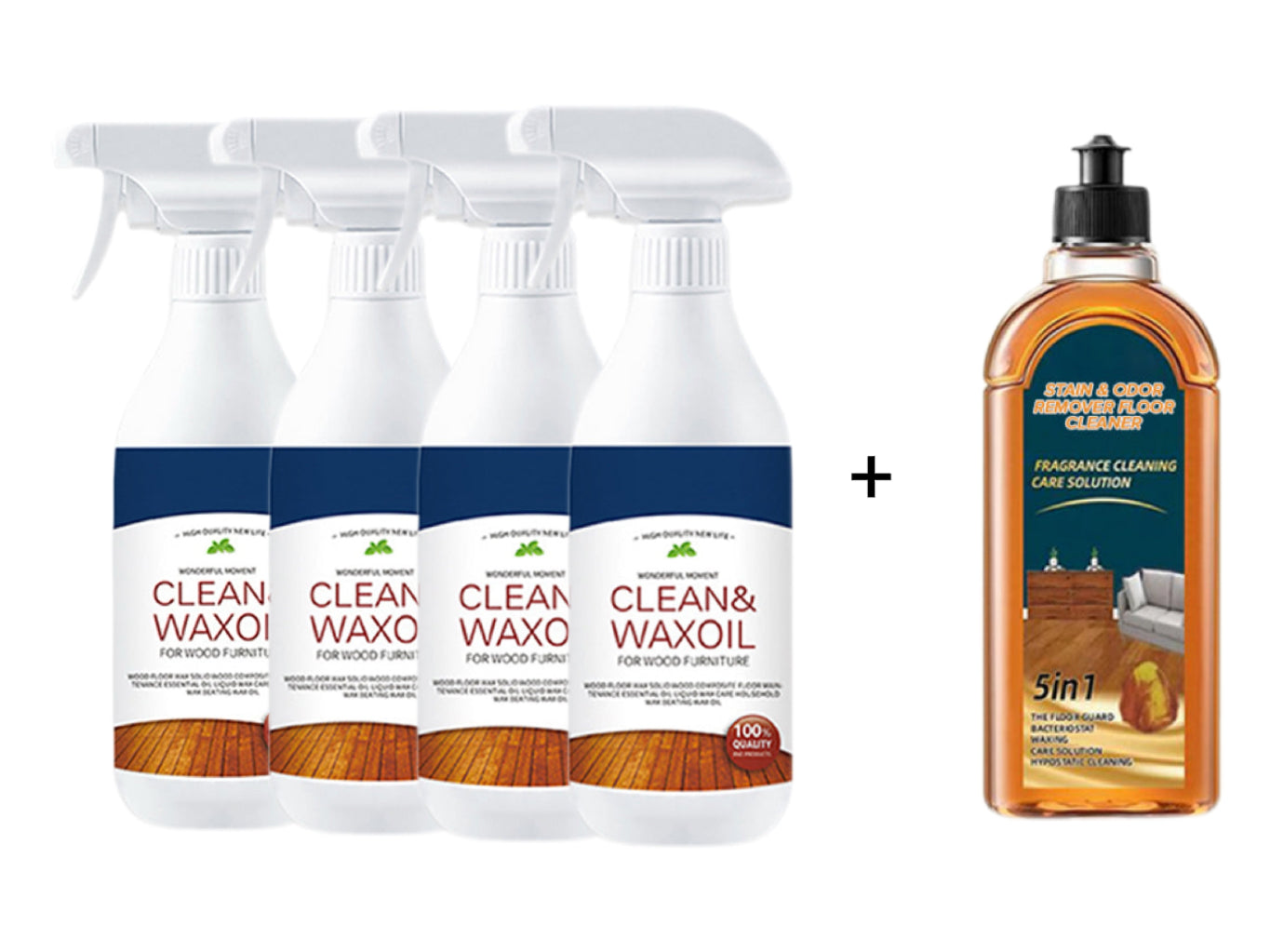 🏠Spray zur Reinigung und Politur von Holzböden✨ Belebt Ihre Holzböden in Minuten✨