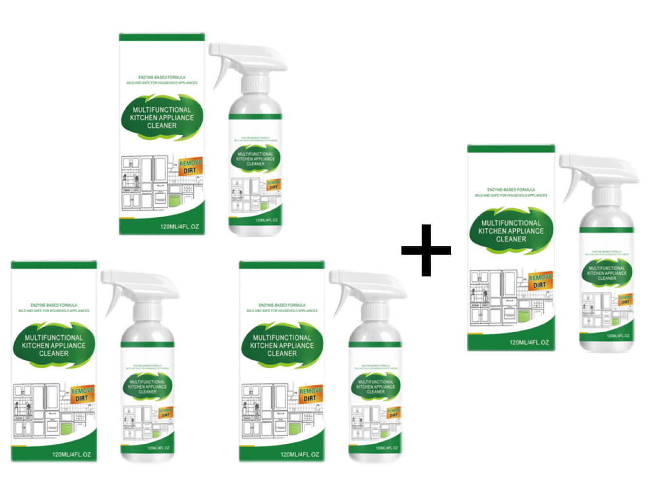 🧴✨ Mehrzweck-Küchengerätespray – Reinigt, Entfettet, Glänzt – Eine Flasche für Alles ✅🍽️