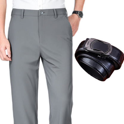 ❄️Stay Cool & Stylish 👖Men's Summer Breathable Stretch Straight Leg Pants