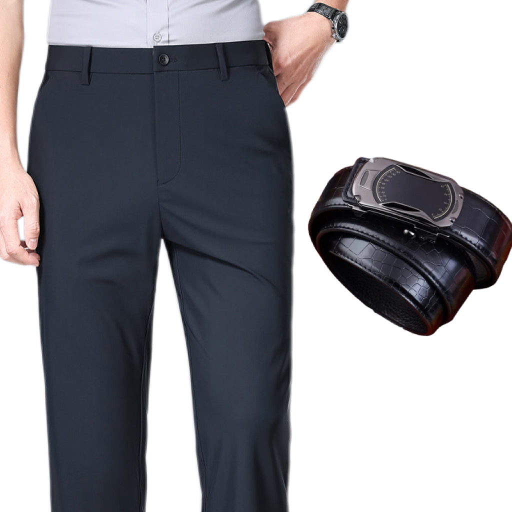 ❄️Stay Cool & Stylish 👖Men's Summer Breathable Stretch Straight Leg Pants