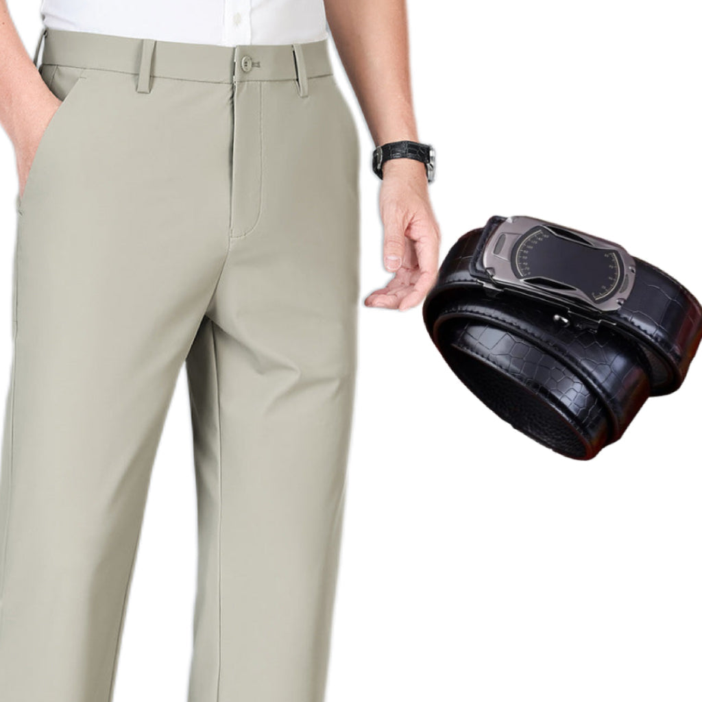 ❄️Stay Cool & Stylish 👖Men's Summer Breathable Stretch Straight Leg Pants