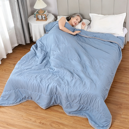 🛏️Breathable Lightweight Summer Comforter – Cooling Duvet for Hot Sleepers ❄️✨