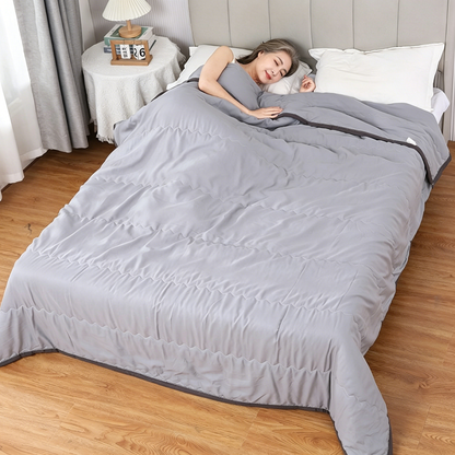 🛏️Breathable Lightweight Summer Comforter – Cooling Duvet for Hot Sleepers ❄️✨