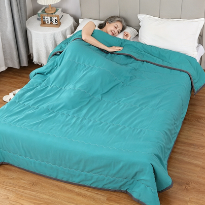🛏️Breathable Lightweight Summer Comforter – Cooling Duvet for Hot Sleepers ❄️✨
