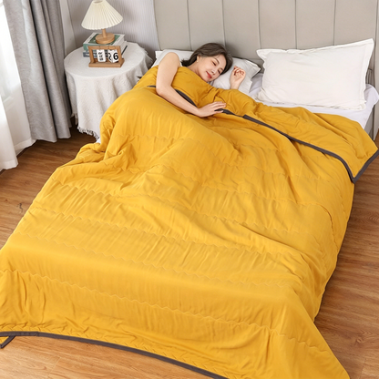🛏️Breathable Lightweight Summer Comforter – Cooling Duvet for Hot Sleepers ❄️✨