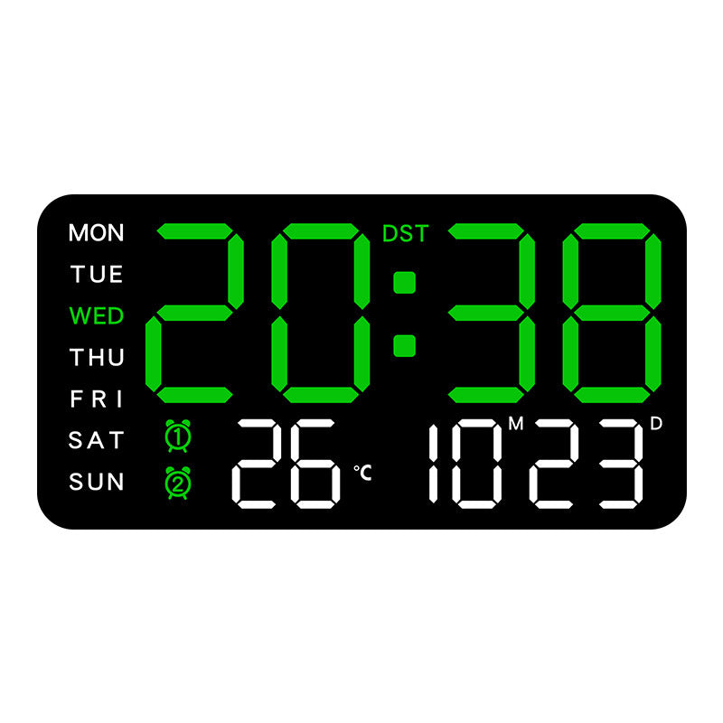 🔥🕰️Multifunctional Decorative LED Digital Wall Clock