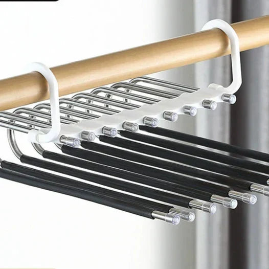 🥳2026 HOT SALE🥳💞50K+ SOLD!✨ 💝Multi layer zipper magic pants rack