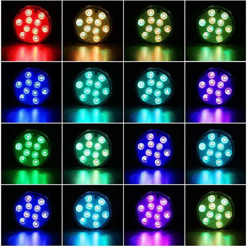 😍Underwater LED Lights (With Wireless Remote Control)🌈 Turn Your Pool Into A Party In Seconds 💦✨
