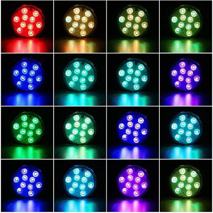 😍Underwater LED Lights (With Wireless Remote Control)🌈 Turn Your Pool Into A Party In Seconds 💦✨