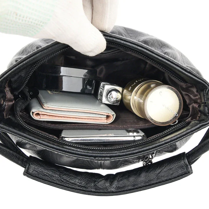 🔥🎁New arrival 50% OFF💥🔥Casual Pleated Bucket Soft Leather Handbag Shoulder Bag