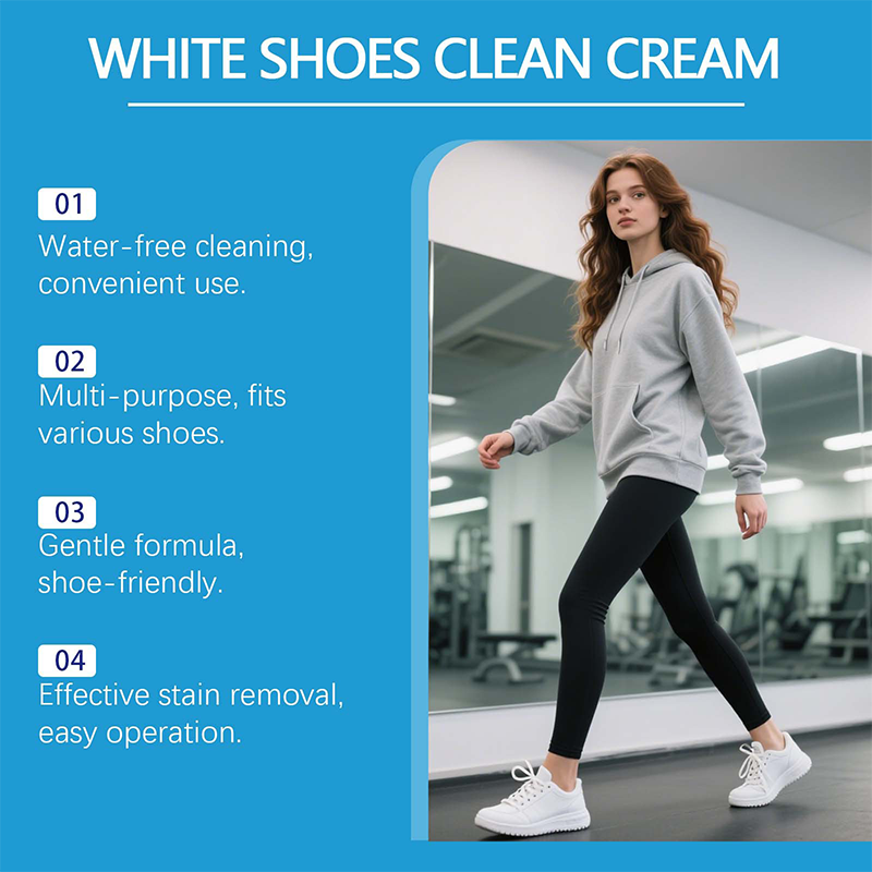 ⏳Limited-time Special Price🧼No-Wash Shoe & Leather Cleaner Cream - Stain Remover With Sponge