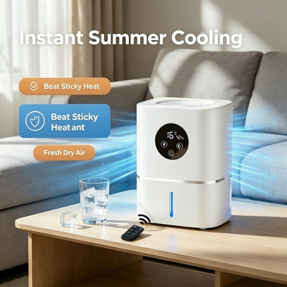 🧊 Rapid Cooling ⚡ Home Dehumidifier and Cooler- Keep Your Home Dry, Fresh & Comfortable All Day
