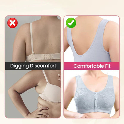 ⏳Limited-time 50% Off⏰Comfortable Wireless Shaping Front-Fasten Bra👙