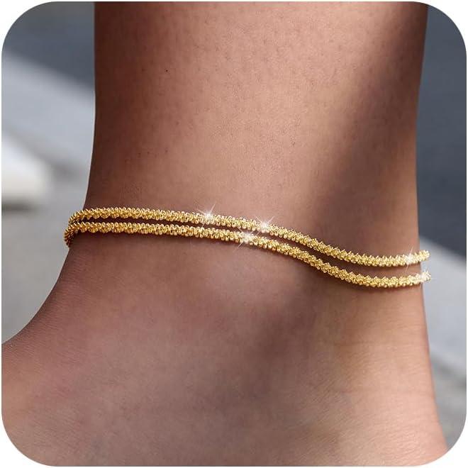 🥰Dainty Layered Waterproof Anklet🔥Buy 1 Get 1 Free