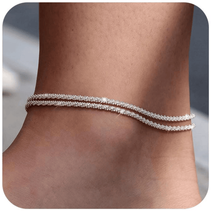 🥰Dainty Layered Waterproof Anklet🔥Buy 1 Get 1 Free