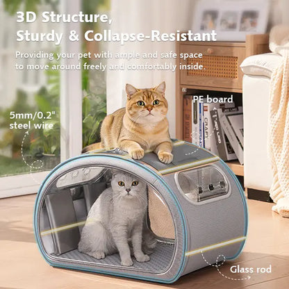 🐾Luxury Space Capsule Style Air-Conditioned House – Keep Your Furry Friend Cool, Calm & Comfortable Anywhere✨