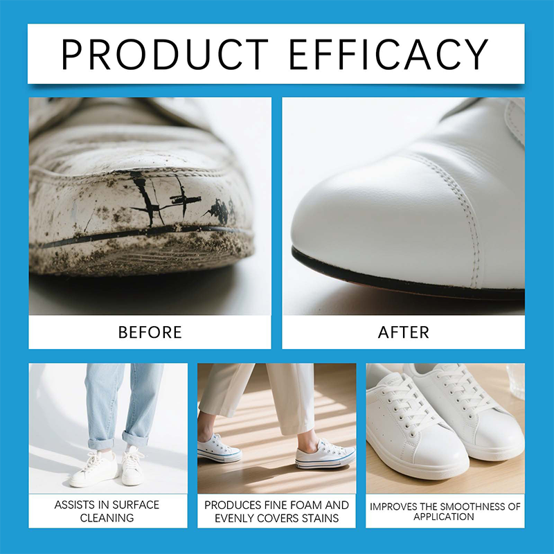 ⏳Limited-time Special Price🧼No-Wash Shoe & Leather Cleaner Cream - Stain Remover With Sponge