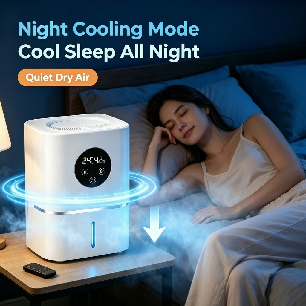 🧊 Rapid Cooling ⚡ Home Dehumidifier and Cooler- Keep Your Home Dry, Fresh & Comfortable All Day