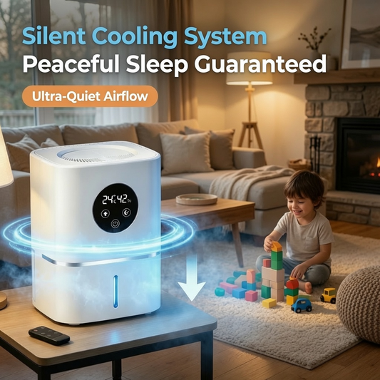 🧊 Rapid Cooling ⚡ Home Dehumidifier and Cooler- Keep Your Home Dry, Fresh & Comfortable All Day