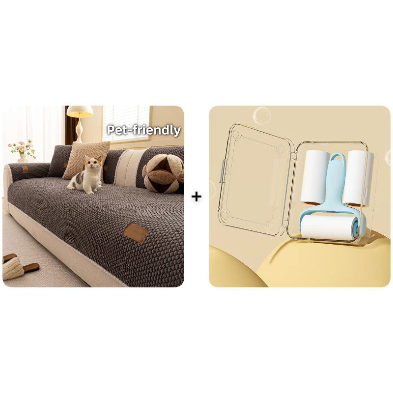 🐶Thickened Non-Slip Sofa Cover – Ultra-Soft, Washable, Scratch-Resistant & Pet-Friendly, 3 Colours 🛋️✨