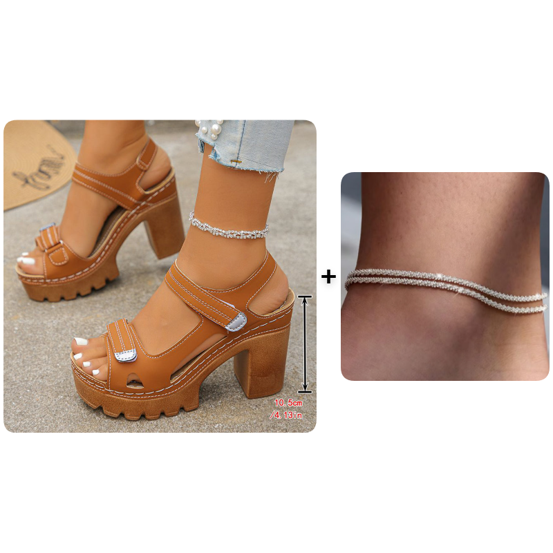 🏖️Women's Summer Platform One-Strap Sandals – Comfortable, Lightweight & Perfect for Beach or Daily Wear☀️