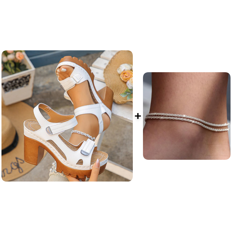 🏖️Women's Summer Platform One-Strap Sandals – Comfortable, Lightweight & Perfect for Beach or Daily Wear☀️