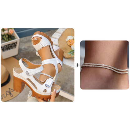 🏖️Women's Summer Platform One-Strap Sandals – Comfortable, Lightweight & Perfect for Beach or Daily Wear☀️