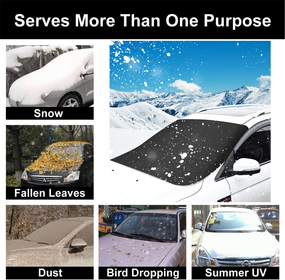 📢📢50  % OFF !!⏰⏰2025 Upgraded Car Windshield Magnetic Snow Cover