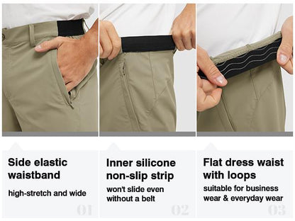 🔥LAST DAY SALE 53% OFF👍Men's Stretch Quick Dry Casual Work Golf Shorts