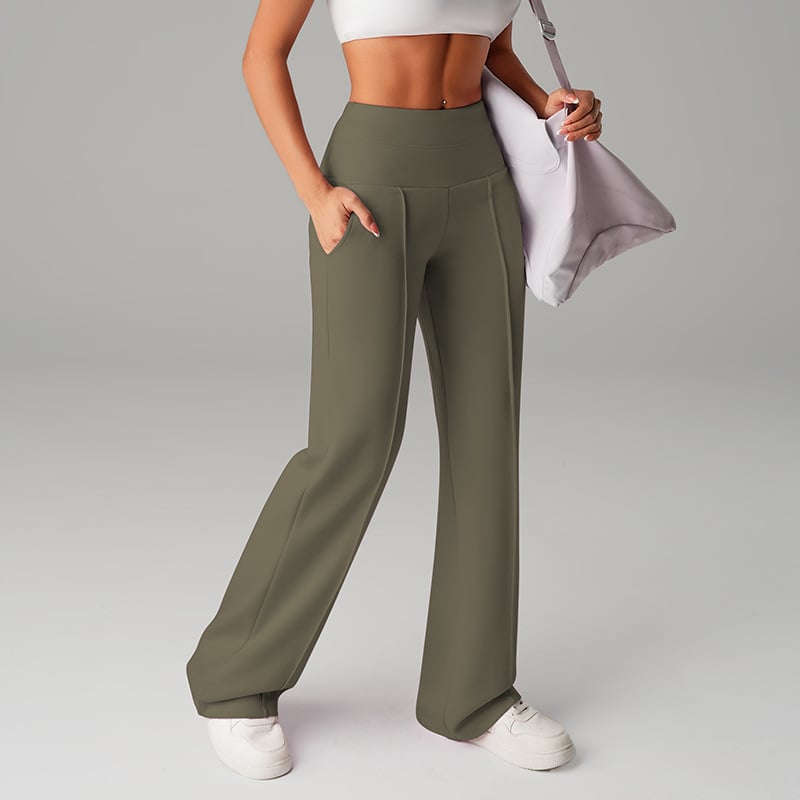 💃 Damenweite Hose mit geradem Bein – Bequem, vielseitig & klassische Passform – Perfekt für Freizeit & Büro 👜