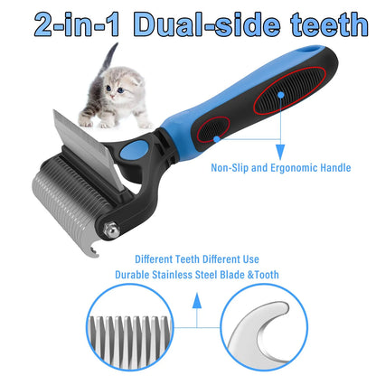 ⏰🔥LIMITED TIME 50% OFF! 🐾 Professional Deshedding Tool for Dogs & Cats – Gentle, Efficient & Fur-Free Home ✨💖