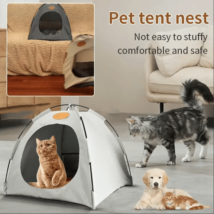 🏡 A Safe, Snug Space Your Pet Will Love - Pet Tent Nest