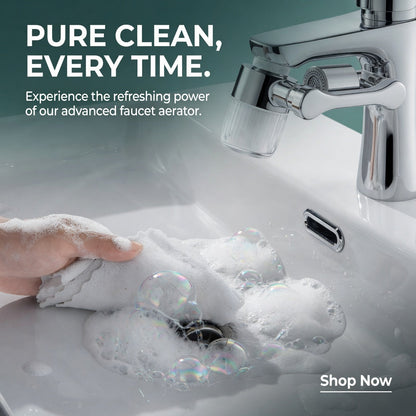 🚰360° Rotating Multifunctional Tap - Small upgrade. Big difference✨