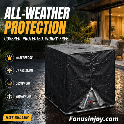 🔥Limited time 55% OFF! Safeguard your water quality! 💦Waterproof Outdoor IBC Tote Cover
