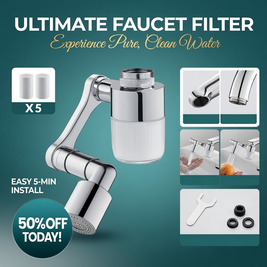 🚰360° Rotating Multifunctional Tap - Small upgrade. Big difference✨