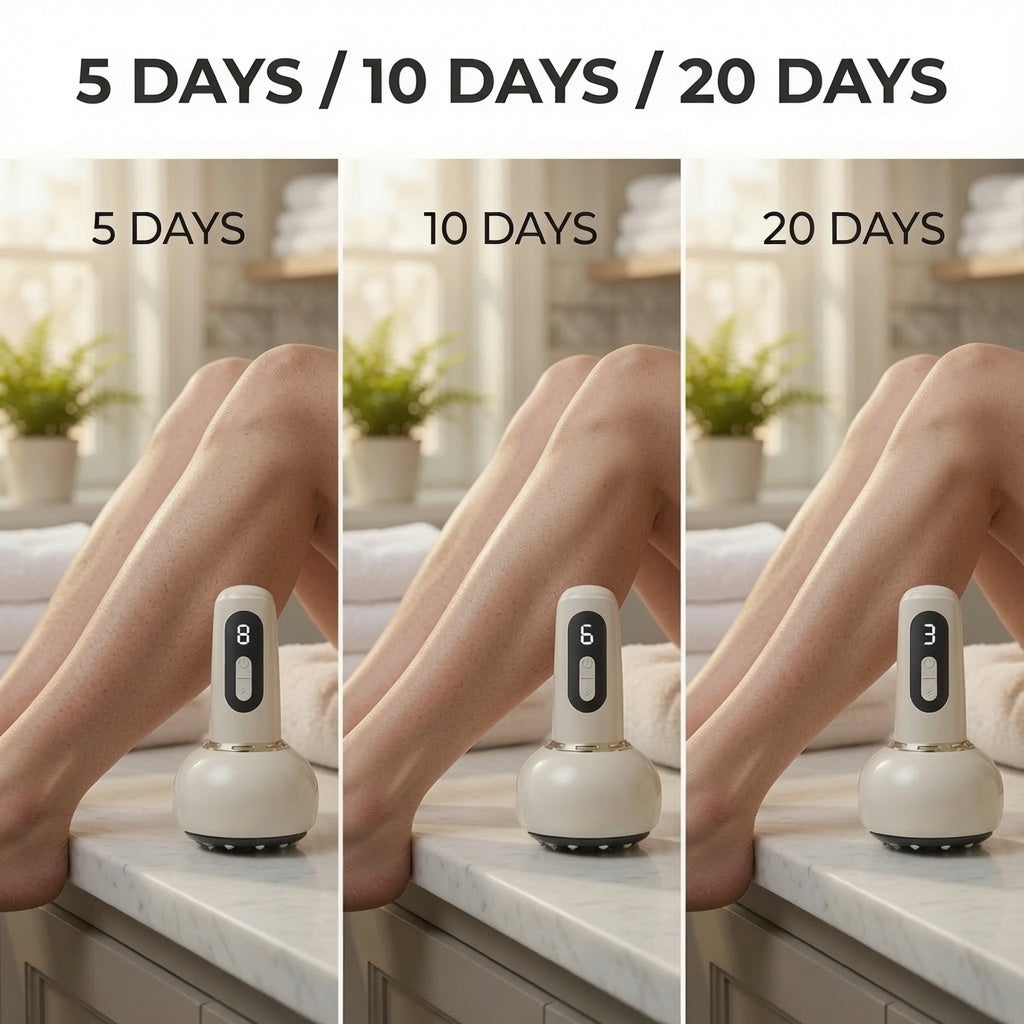 💆‍♀️ Entspannen Sie müde Muskeln zu Hause – elektrische Meridian-Massagebürste und smartes Schröpfgerät mit Wärme ✨