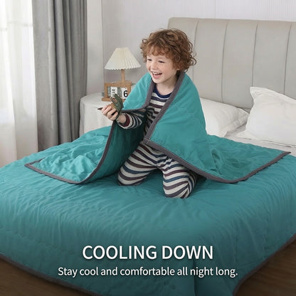 🛏️Breathable Lightweight Summer Comforter – Cooling Duvet for Hot Sleepers ❄️✨
