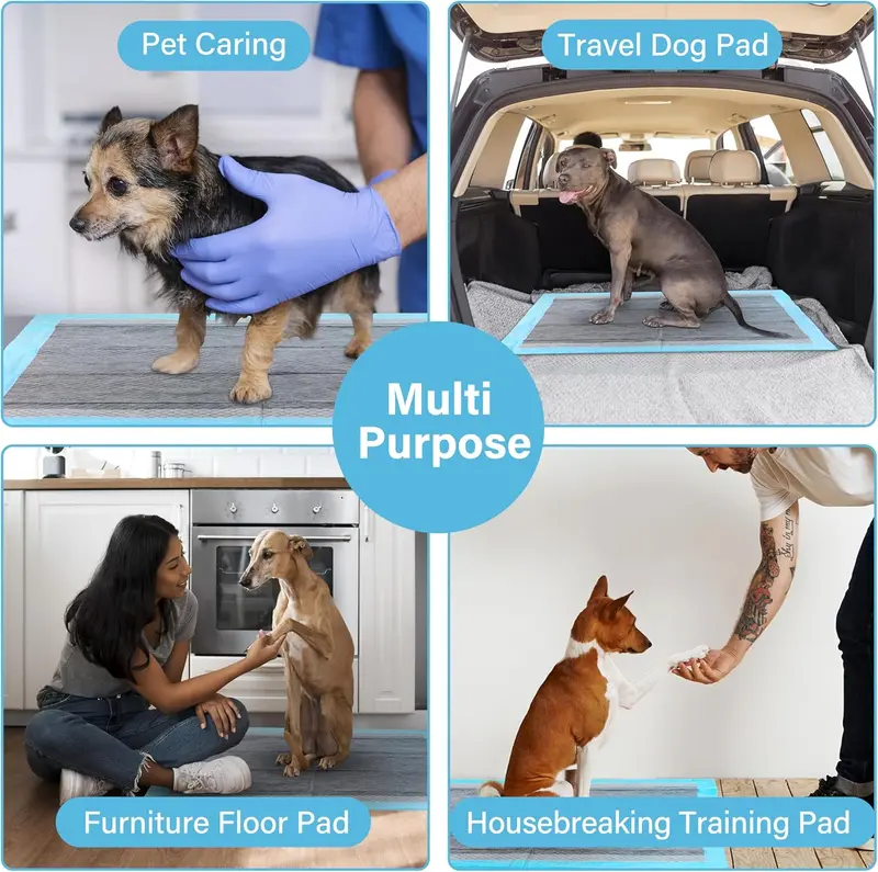 🐶🧼 Absorbent Leak-Proof Dog Potty Pads(20 Pcs)-Make Potty Training A Breeze For Your Pup✨